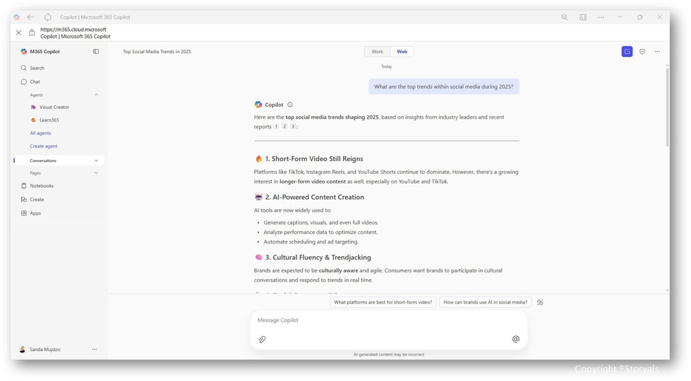 Copilot Chat prompt copyright