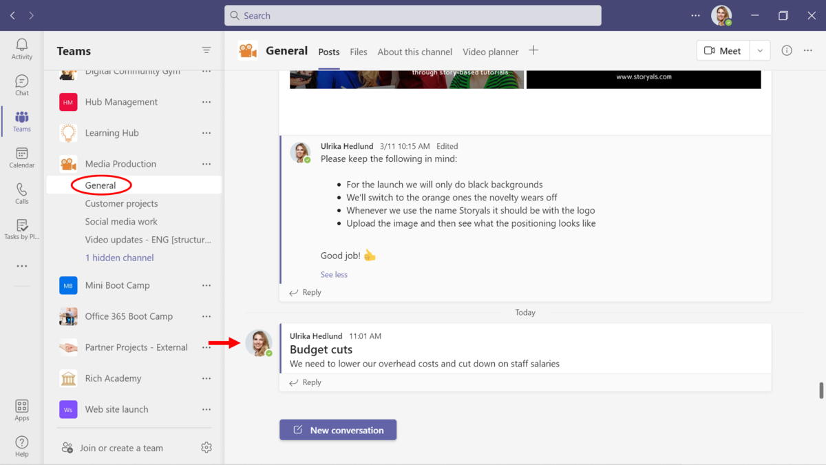 5 embarrassing mistakes using Microsoft Teams - Storyals Blog