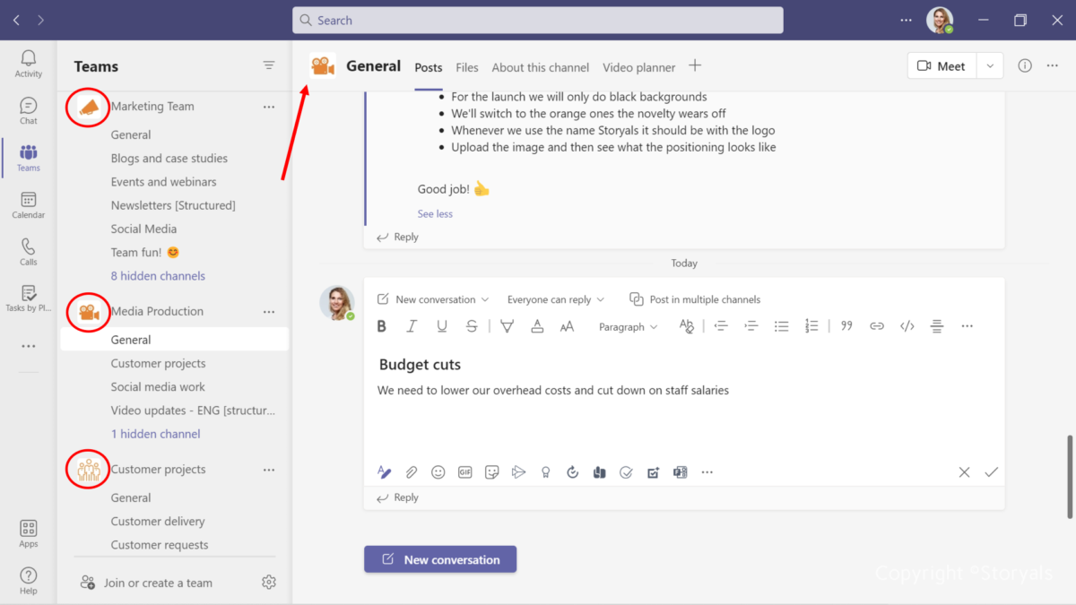 5 embarrassing mistakes using Microsoft Teams - Storyals Blog